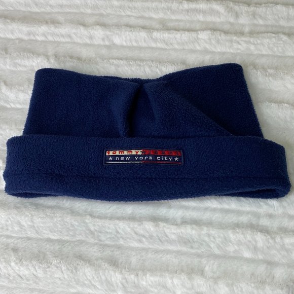 Vintage‎ 90s Tommy Jeans Fleece Hat - Picture 1 of 4